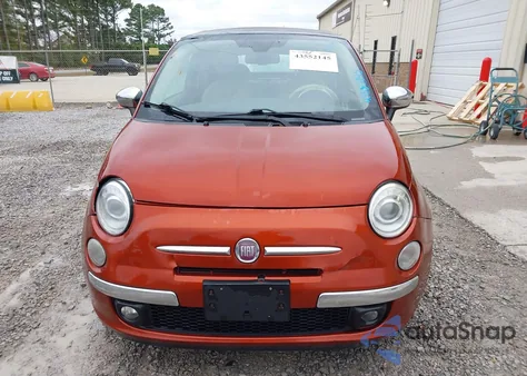 2012 Fiat 500C Lounge из США, поврежденный, VIN 3C3CFFER9CT386354